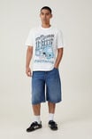 License Loose Fit College T-Shirt, LCN IMG VINTAGE WHITE/TARHEELS - FOOTBALL - alternate image 2