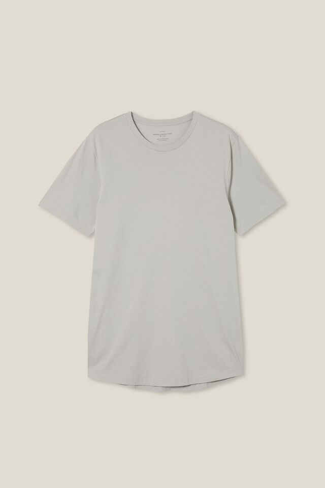 Camiseta Organic Longline T-Shirt, SMOKE