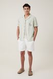 Cabana Short Sleeve Shirt, SAGE FLORAL - alternate image 2