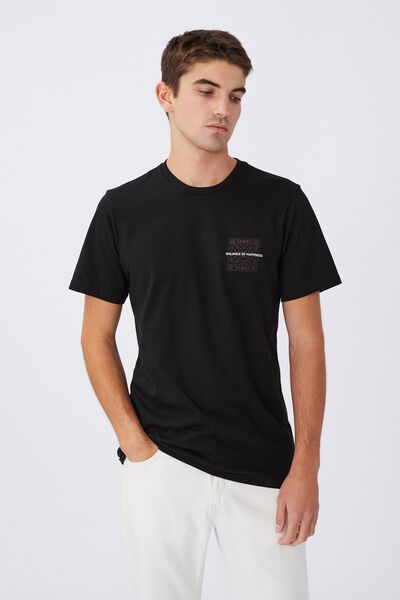 Tbar Street T-Shirt, BLACK/HAPPINESS PAISLEY