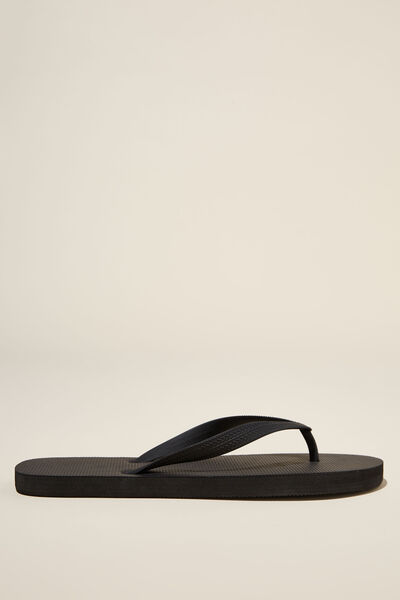 Recycled Flip Flop, BLACK