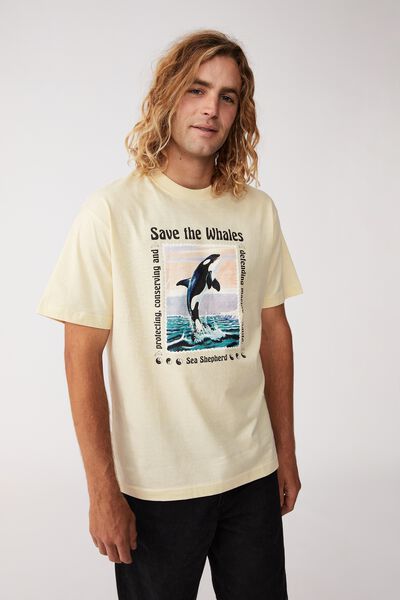 Sea Shepherd Loose Fit T-Shirt, LCN SEA CREAM PUFF/SAVE THE WHALES