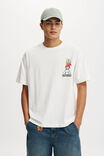 Kerokerokeroppi Box Fit T-Shirt, LCN SAN VINTAGE WHITE/HELLO KITTY FRIENDS - alternate image 1