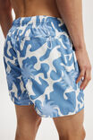 Stretch Swim Short, BLUE ABSTRACT - alternate image 2