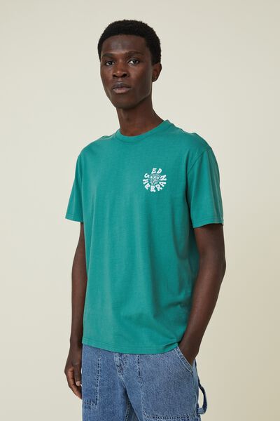 Ed Sheeran T-Shirt, LCN WMG WASHED FOREST/ED SHEERAN - FLOWER LOG
