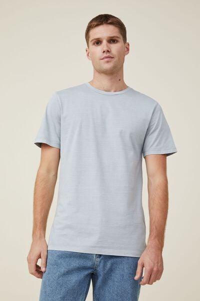Camiseta - Organic Regular Fit Crew T-Shirt, BLUE HAZE