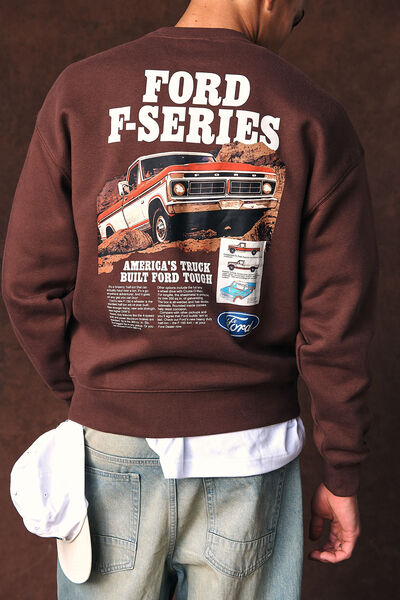 Ford Oversized Fleece Sweater, LCN FOR WOODCHIP/ F SERIES