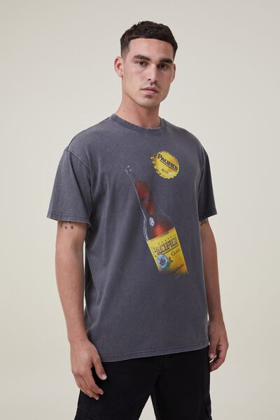Pacifico Loose Fit T-Shirt, LCN PAC FADED SLATE/PACIFICO - BOTTLE