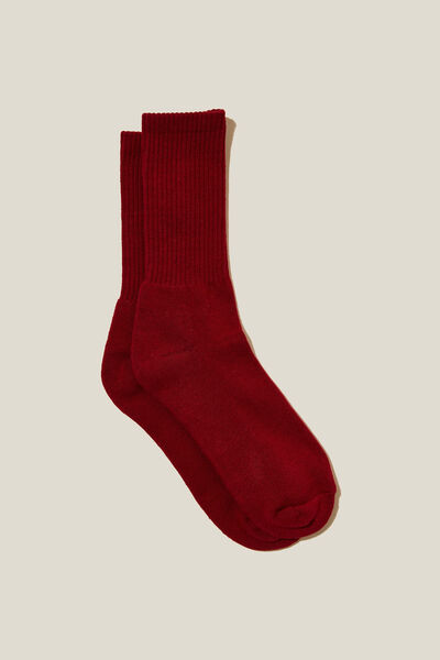 Essential Sock, CRIMSON RED