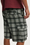 Super Baggy Cargo Short, BLACK CHECK - example image 4