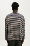 Everyday Fit Long Sleeve T-Shirt, HAZLENUT / VINTAGE NAVY STRIPE - example image 3