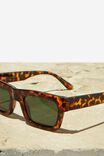 Division Polarized Sunglasses, TORT/GREEN