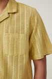Palma Short Sleeve Shirt, PALE LIME PATTERN - alternate image 4