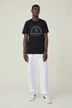 Camiseta - Tbar Classic T-Shirt, BLACK/GOLFERS PARADISE - vista alternativa 2