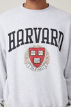 Box Fit License College Crew Sweater, HAR ATHELTIC MARLE / HARVARD - CREST - alternate image 4