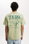 Box Fit Graphic T-Shirt, GREEN TEA/TOUR 96 - alternate image 3