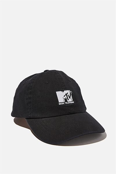Special Edition Dad Hat, LCN MTV BLACK/LOGO