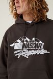 Nascar Oversized Hoodie, LCN NAS WASHED BLACK/NASCAR - RACING - alternate image 4