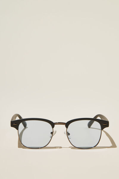 Óculos de Sol - Cr39 Leopold Sunglasses, CHAR/ GUNMETAL / BLUE