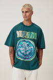 Camiseta - Nirvana Vintage Oversized T-Shirt, LCN MT PINE NEEDLE GREEN / NIRVANA - SCRIBBLE - vista alternativa 1