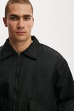 Bronx Bomber Jacket, BLACK - example image 4