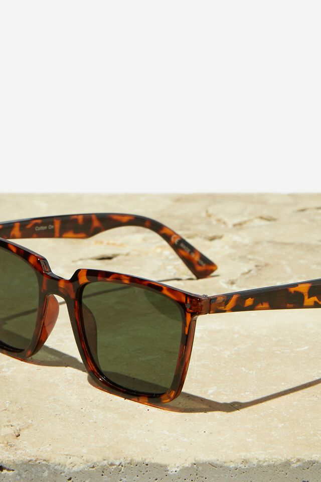 Newtown Polarized Sunglasses, TORT