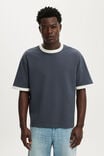 Select Colour: DENIM BLUE / VINTAGE WHITE RINGER