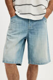 Baggy Denim Short, COMET BLUE - example image 4