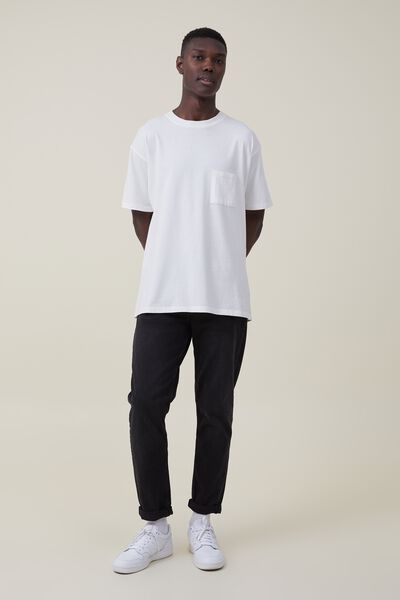 Calça - Relaxed Tapered Jean, VINTAGE BLACK
