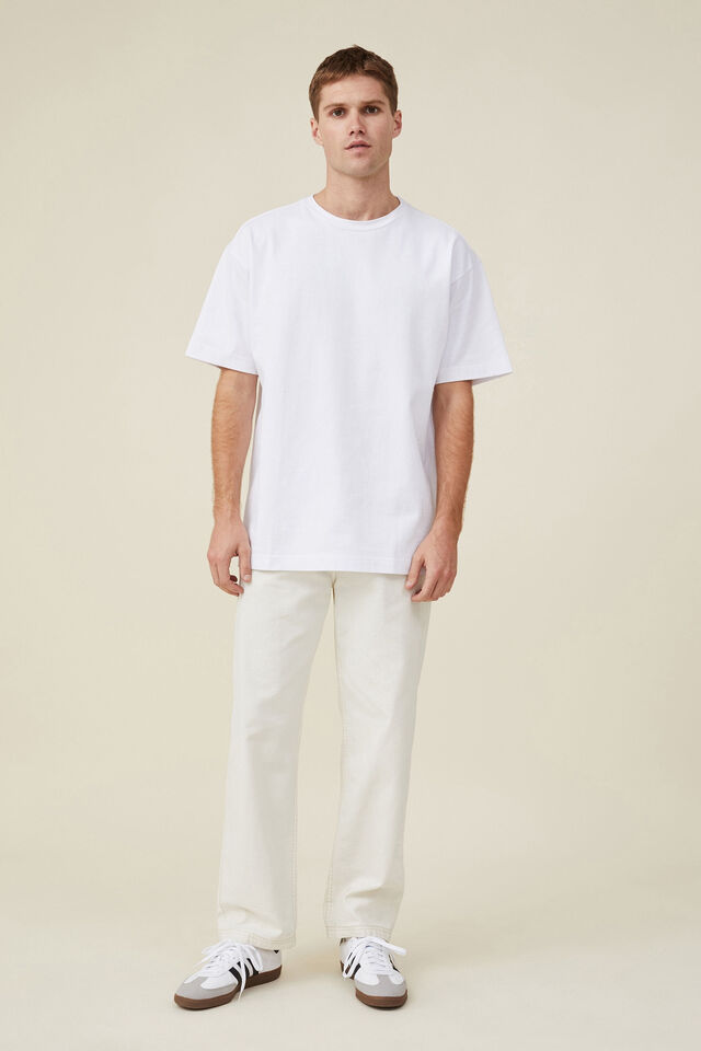 Loose Fit Pant, WASHED ECRU CARPENTER