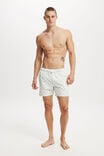 Stretch Swim Short, PALE GREEN CROSS CIRCLE - alternate image 1