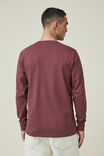 Camiseta - Organic Long Sleeve T-Shirt, AGED WINE - vista alternativa 3