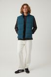 Recycled Puffer Vest, DEEP TEAL - alternate image 2