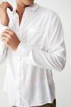 Ashby Long Sleeve Shirt, WHITE
