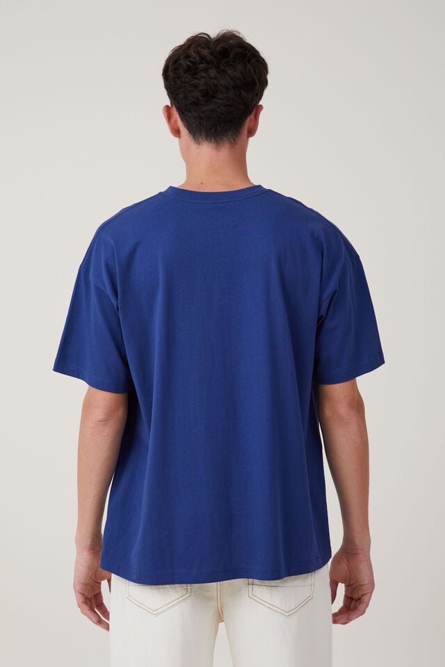 Cny Vintage Oversized T-Shirt, LIMOGES BLUE/DRAGON FORTUNE