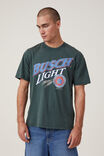 Busch Light Loose Fit T-Shirt, LCN BUD PINENEEDLE GREEN/BUSCH LIGHT - SLANTE - alternate image 1