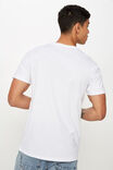 Camiseta - Essential Crew T-Shirt, WHITE - vista alternativa 3