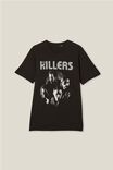 Tbar Collab Icon T-Shirt, LCN BRA BLACK/THE KILLERS - MEMBERS