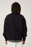 Box Fit Music Crew Sweater, LCN WMG BLACK/GORILLAZ - DEMON DAYS - alternate image 3