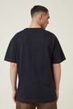 Box Fit Plain T-Shirt, BLACK - alternate image 3