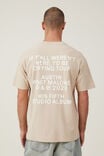 Premium Loose Fit Music T-Shirt, LCN BRA CASHEW / POST MALONE - KEYS - alternate image 3