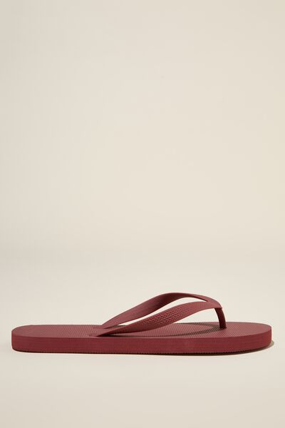 Recycled Flip Flop, WASHED RED