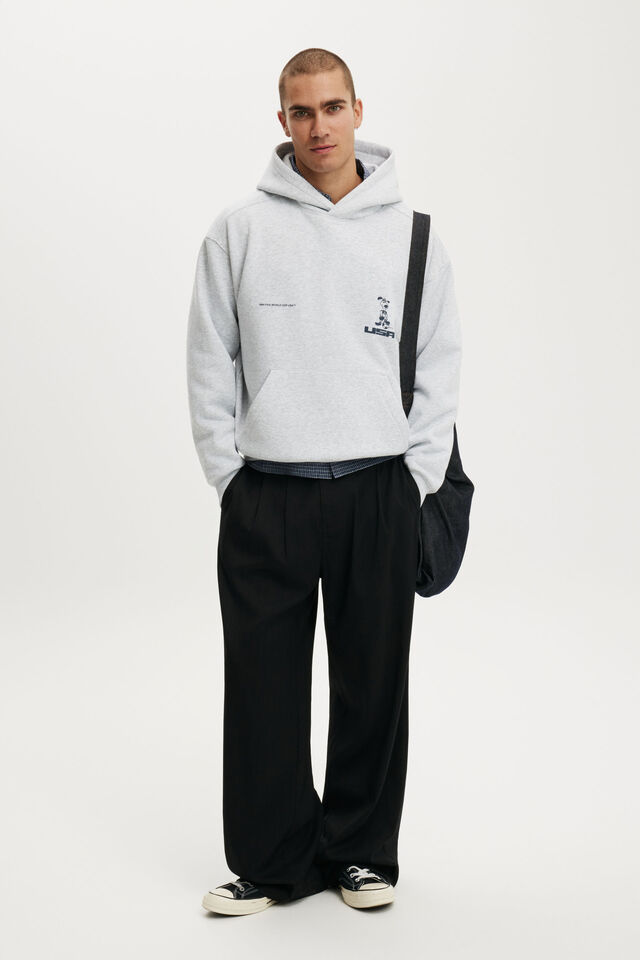 Fifa Box Fit Hoodie, LCN FCL GREY MARLE / FIFA USA 94