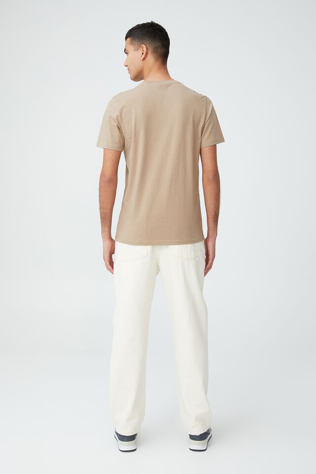 Tbar Text T-Shirt, TAUPE/COURTSIDE LEISURE