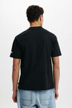 NBA Los Angeles Lakers Loose Fit T-Shirt, LCN NBA BLACK / LAKERS - ARCHED STARS - alternate image 3
