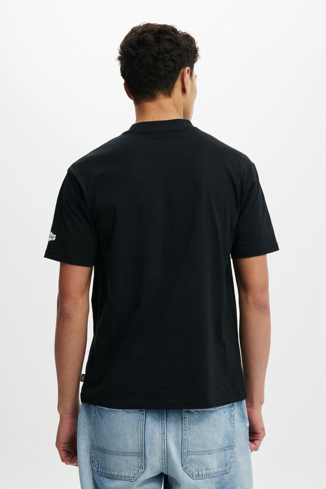 Nba Loose Fit T-Shirt, LCN NBA BLACK / LAKERS - ARCHED STARS