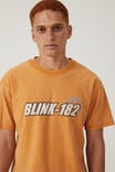 Blink 182 Loose Fit T-Shirt, LCN MT BUCKSKIN GOLD/TECH LOGO - alternate image 4