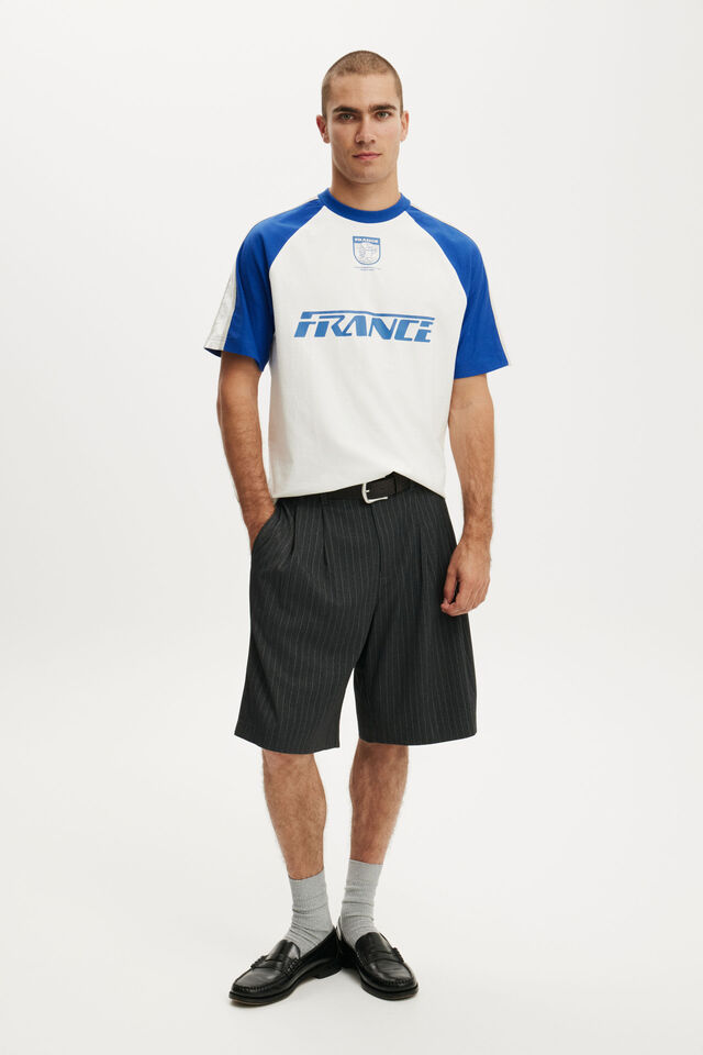 Camiseta - Cropped Fit FIFA T-Shirt, LCN FCL VINTAGE WHITE / FIFA - FRANCE 98