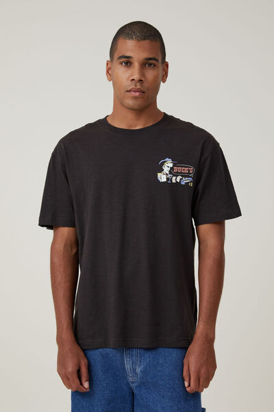 Regata - Loose Fit Graphic T-Shirt, WASHED BLACK/BUCKS
