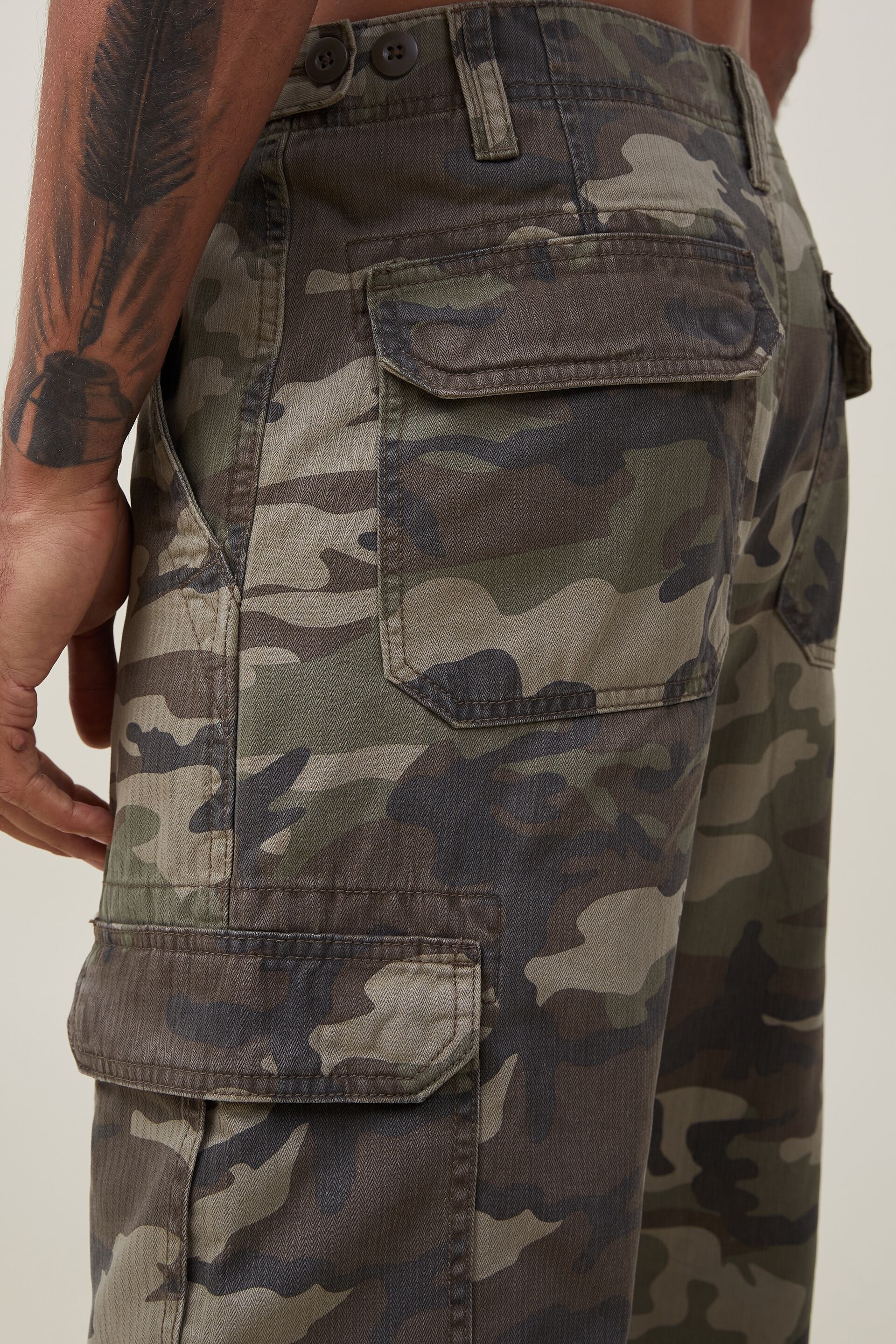 as-is* Og-107 Cotton Sateen Military Fatigue Uniform Pants Front Welt  Pockets | Boardwalk Vintage